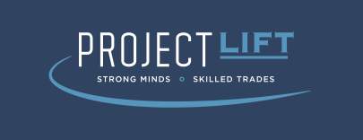 Project Lift Logo Blue BG