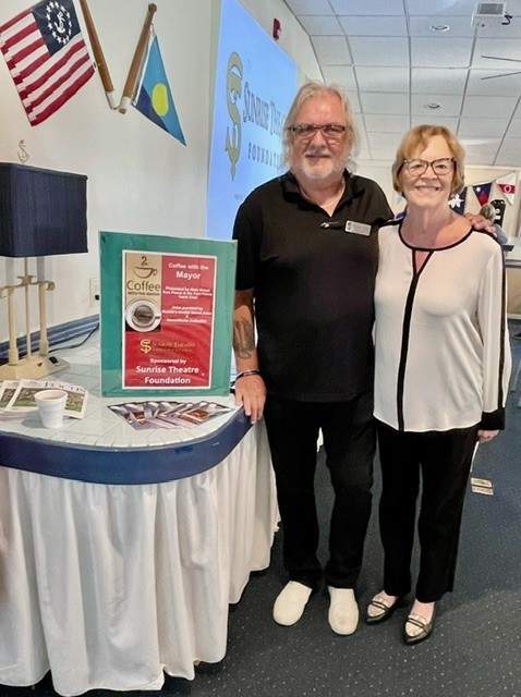 Chris Cichorek & Mayor Linda Hudson